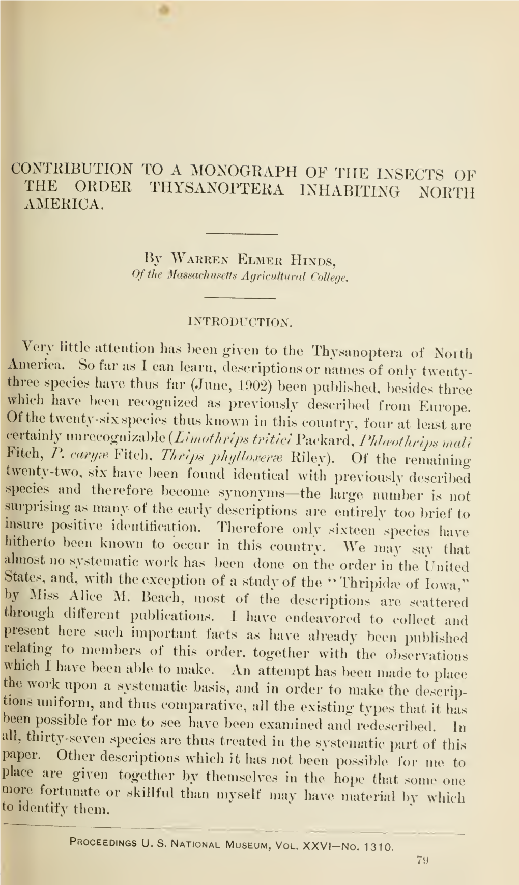 Proceedings of the United States National Museum