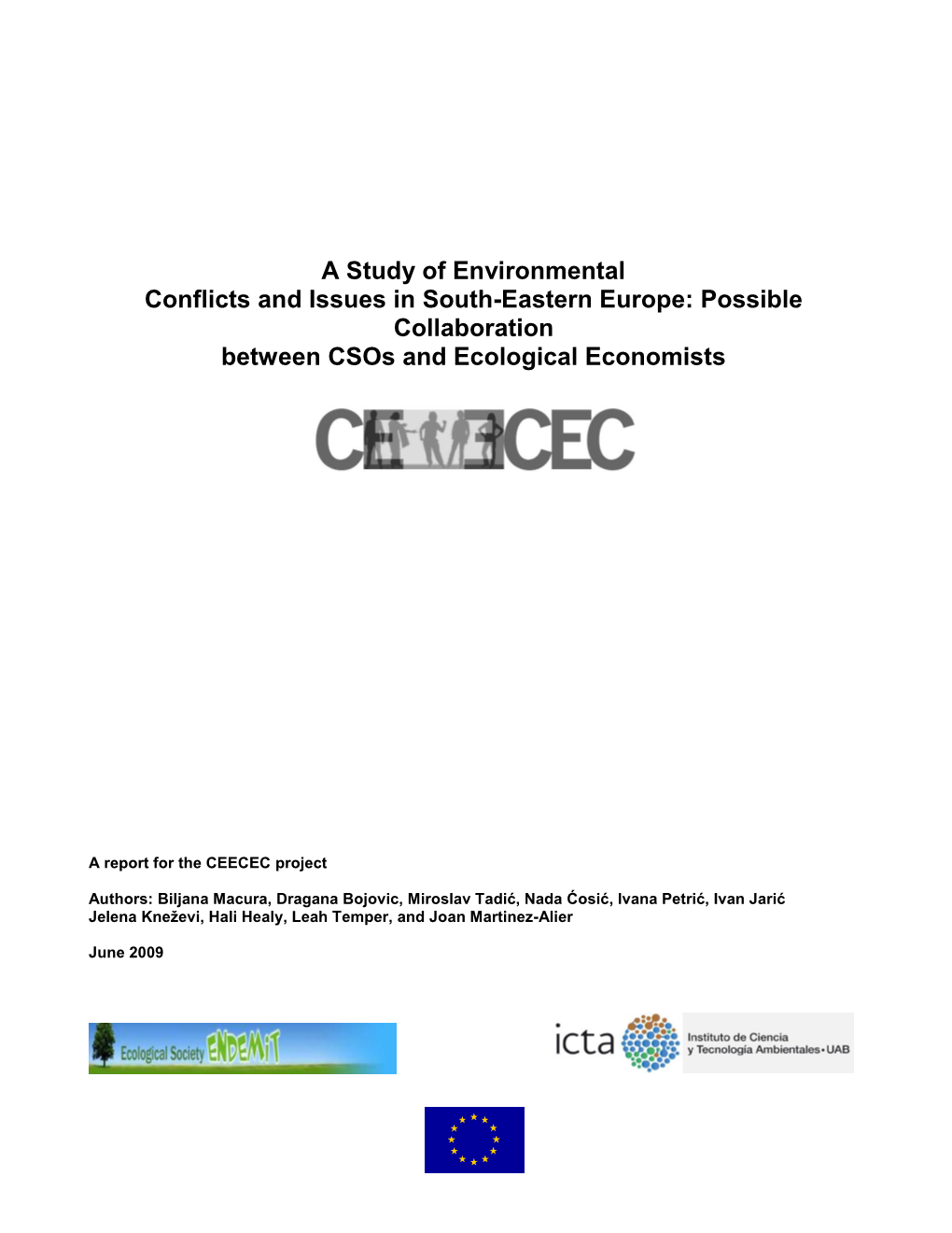 State of the Environment, Providing an Overview of the State of Air, Water and Soil Across the Region