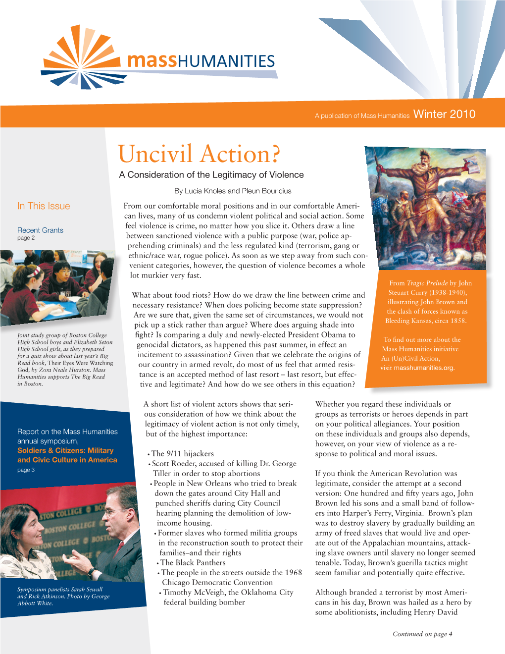 Uncivil Action? a Consideration of the Legitimacy of Violence