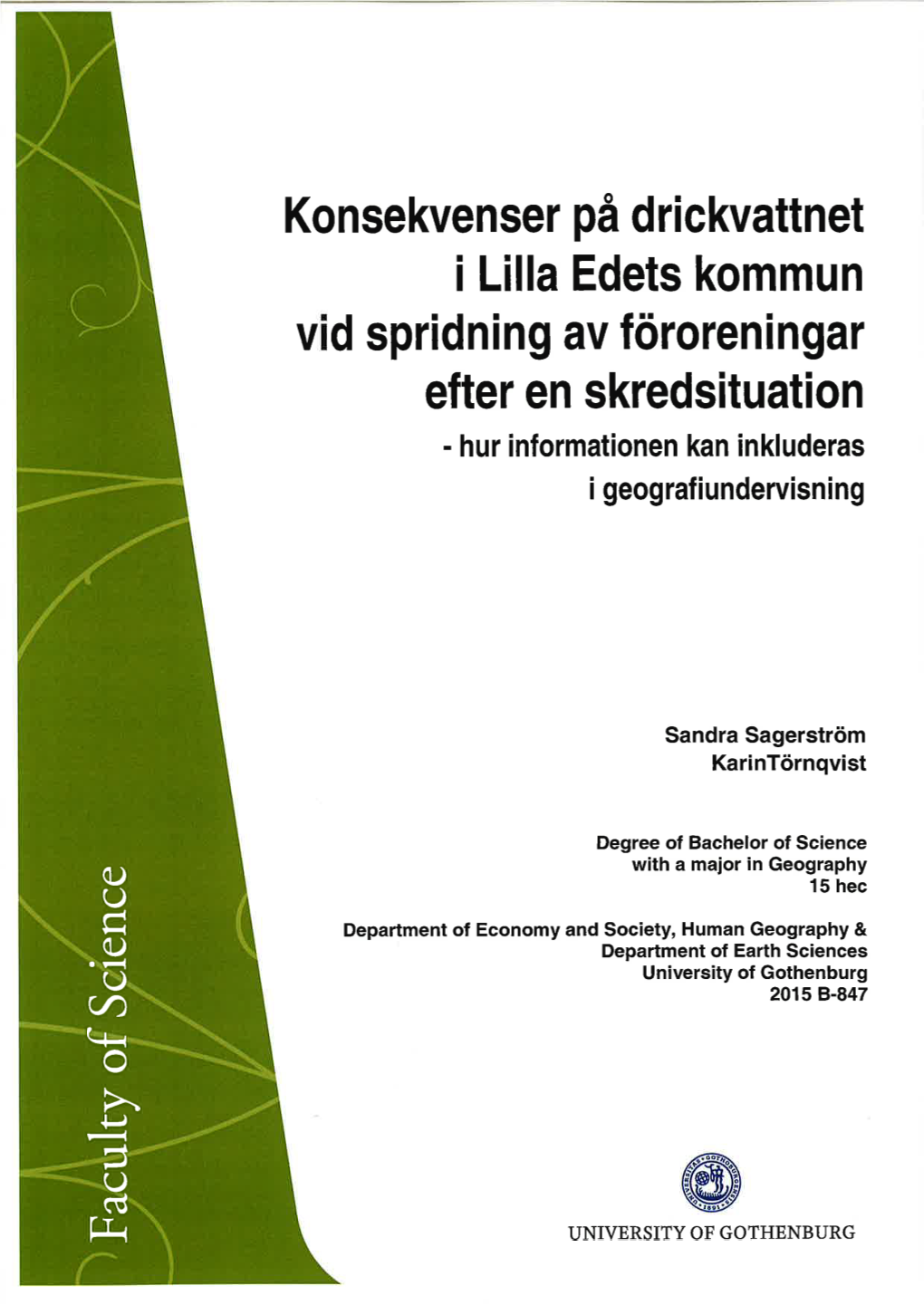 B847: Sagerström, S. & Törnqvist, K.: 