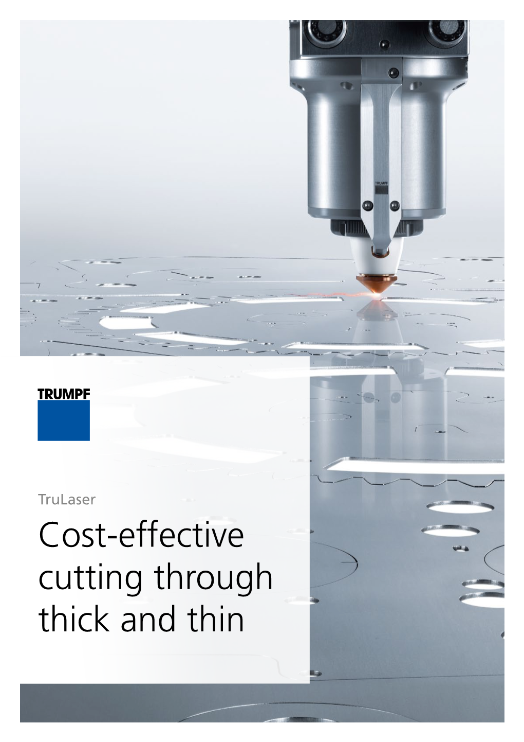 Cost-Effective Cutting Through Thick and Thin 2 Application Trulaser