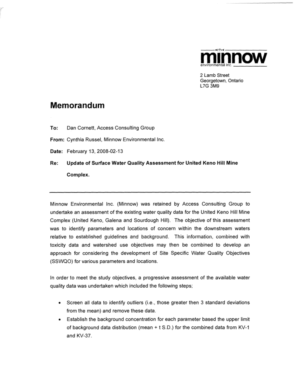 Minnowenvironmental Inc