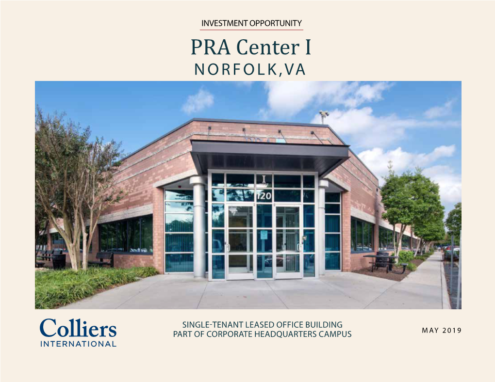 PRA Center I NORFOLK,VA