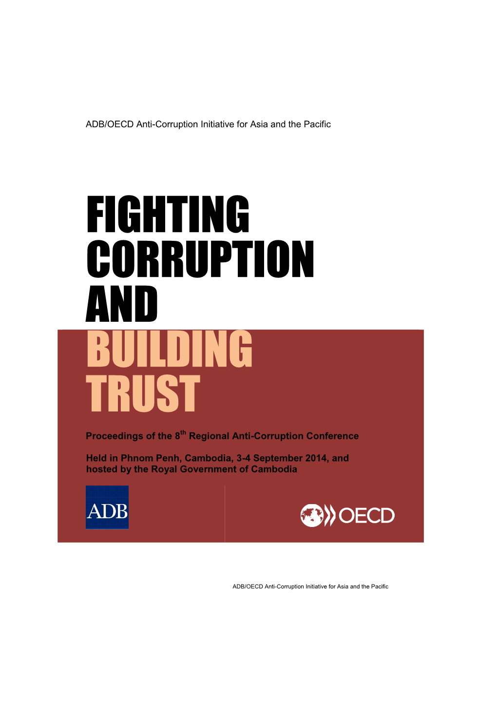 ADB/OECD Anti-Corruption Initiative for Asia and the Pacific