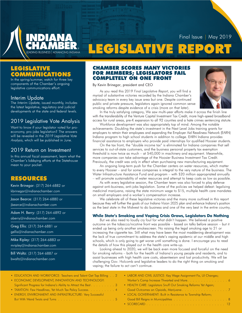 Legislative Report