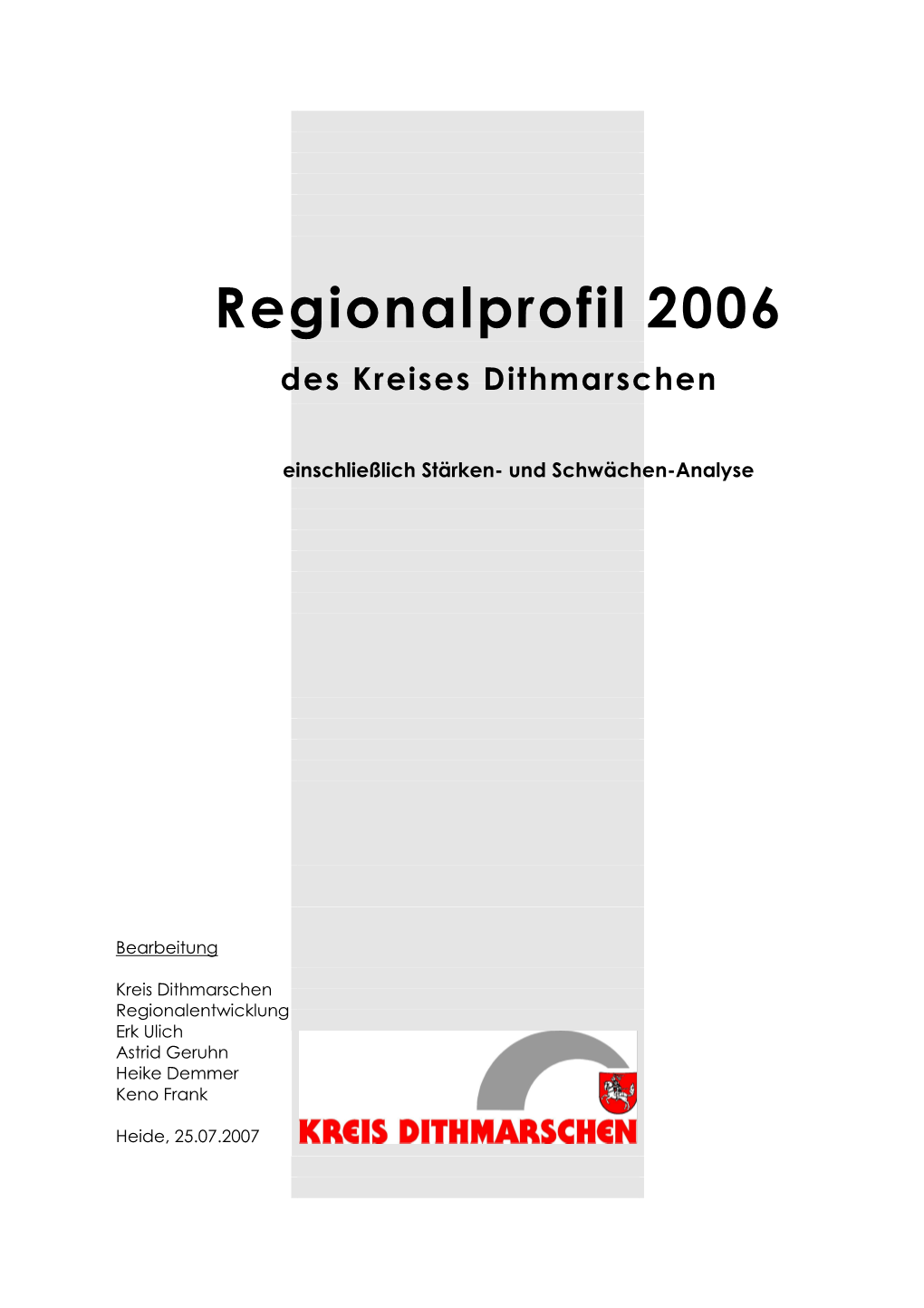 Regionalprofil 2006