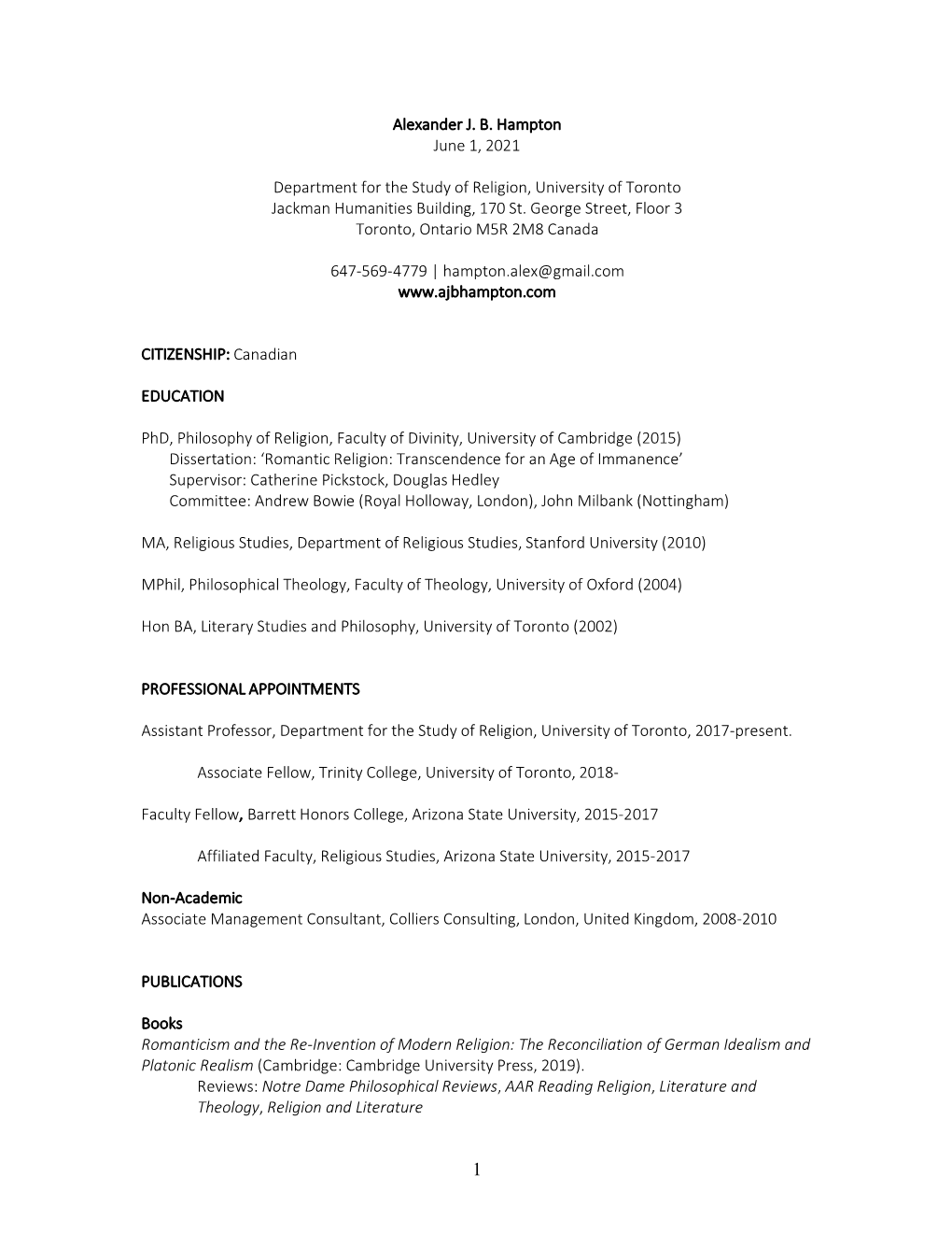 Download Curriculum Vitae