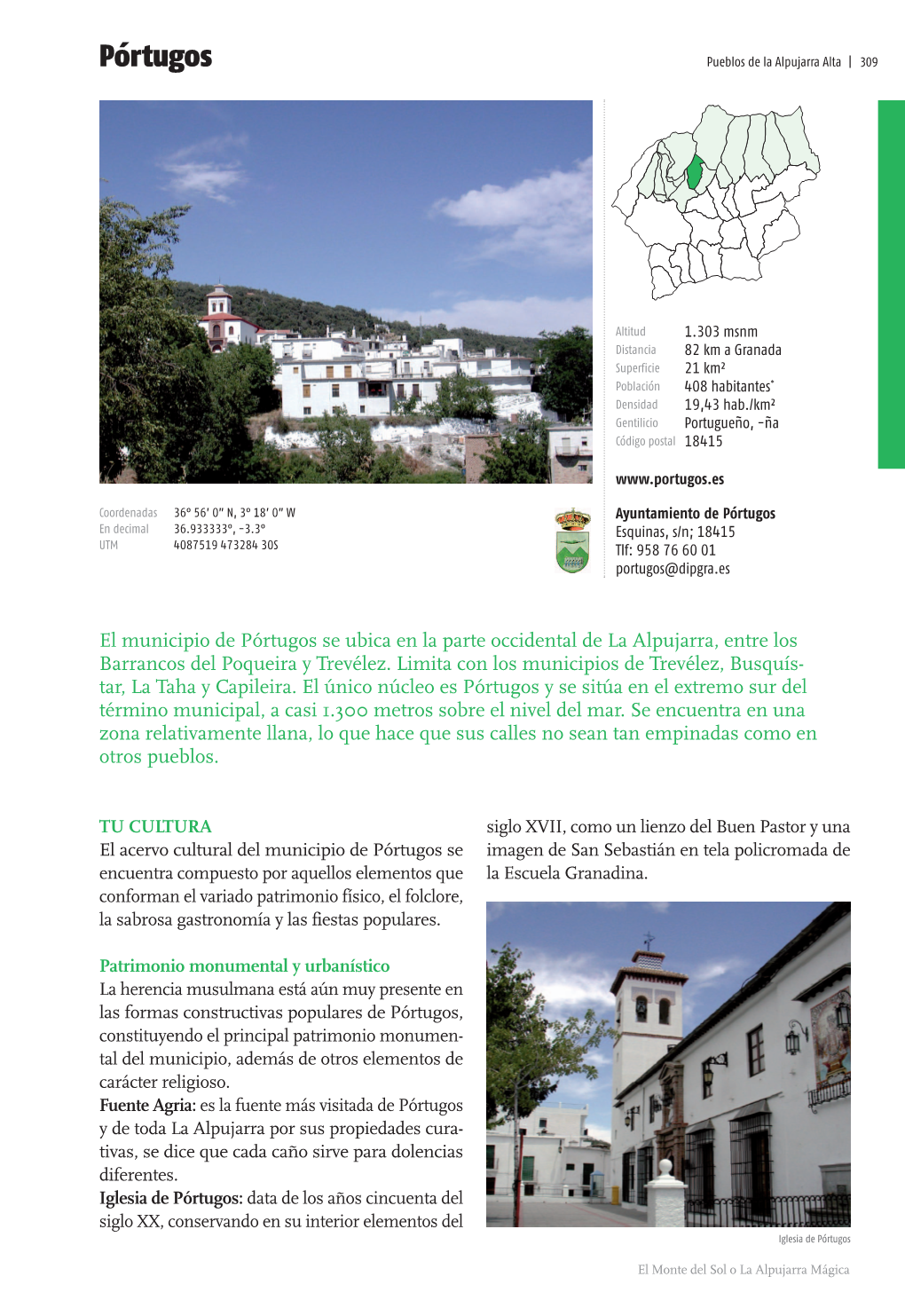 Pórtugos Pueblos De La Alpujarra Alta | 309