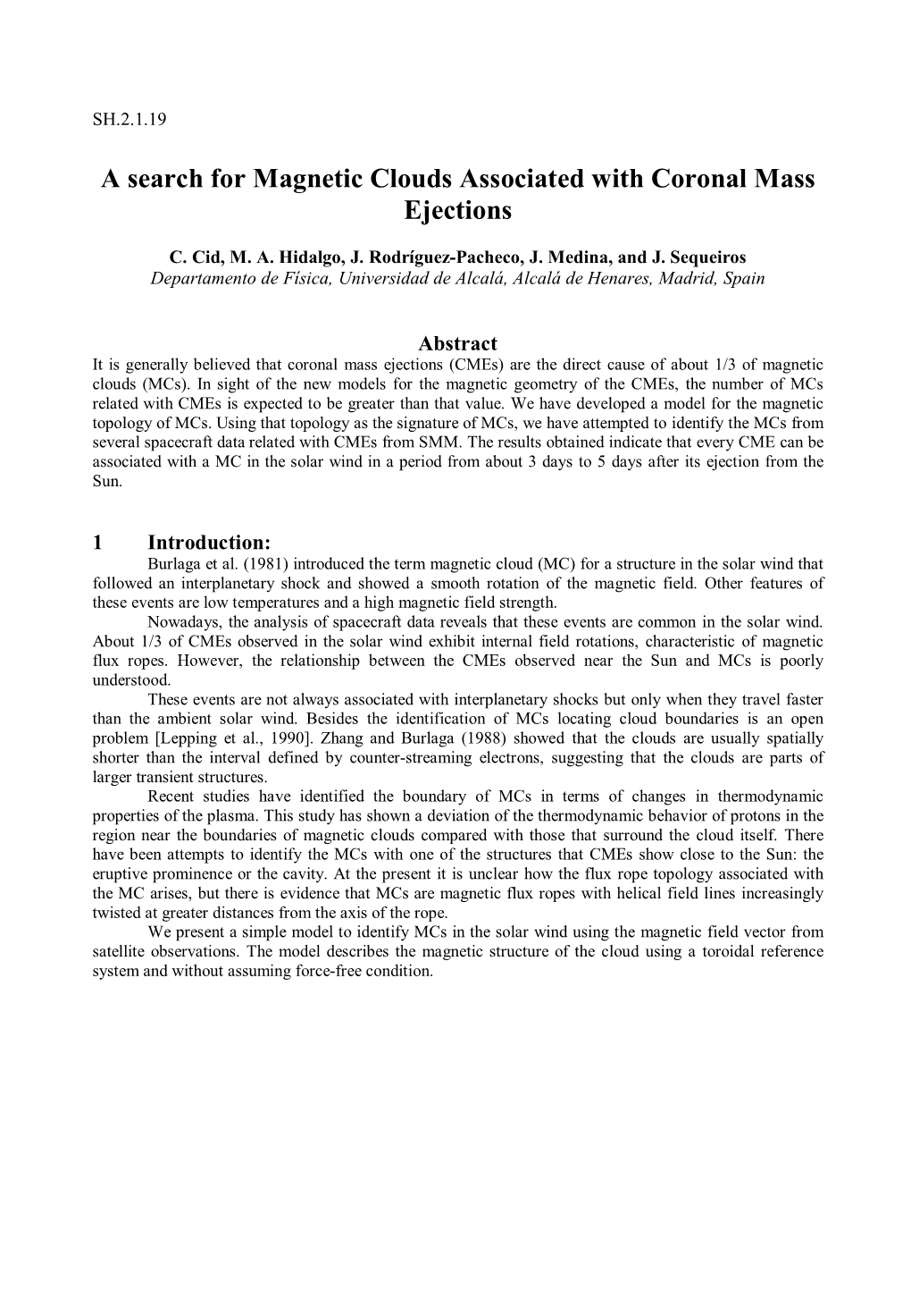 A Search for Magnetic Clouds Associated with Coronal Mass Ejections