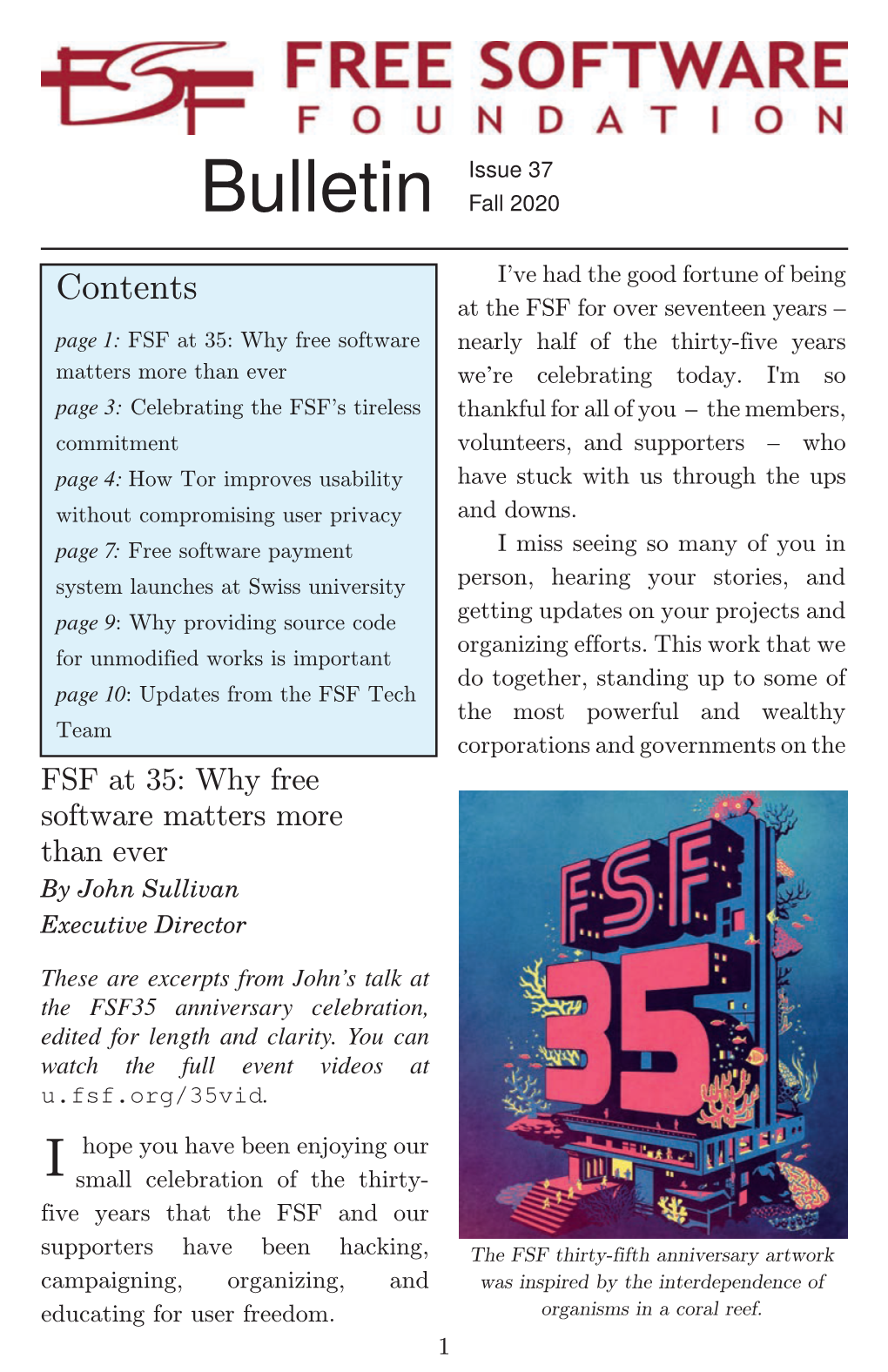 Bulletin Issue 37