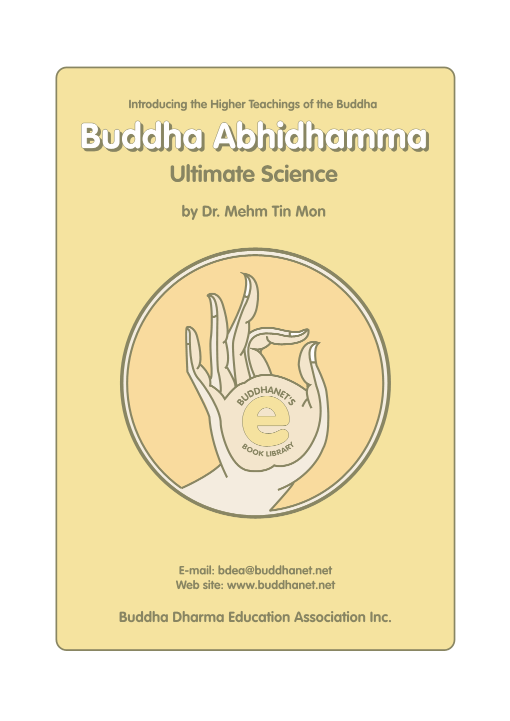 Buddha Abhidhammaabhidhamma Ultimate Science