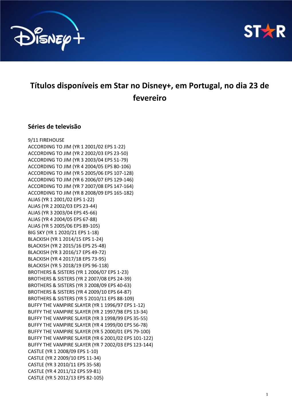 Informação À Imprensa – XX De Abril De 2008