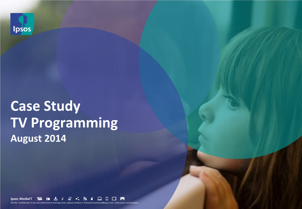 Case Study TV Programming August 2014