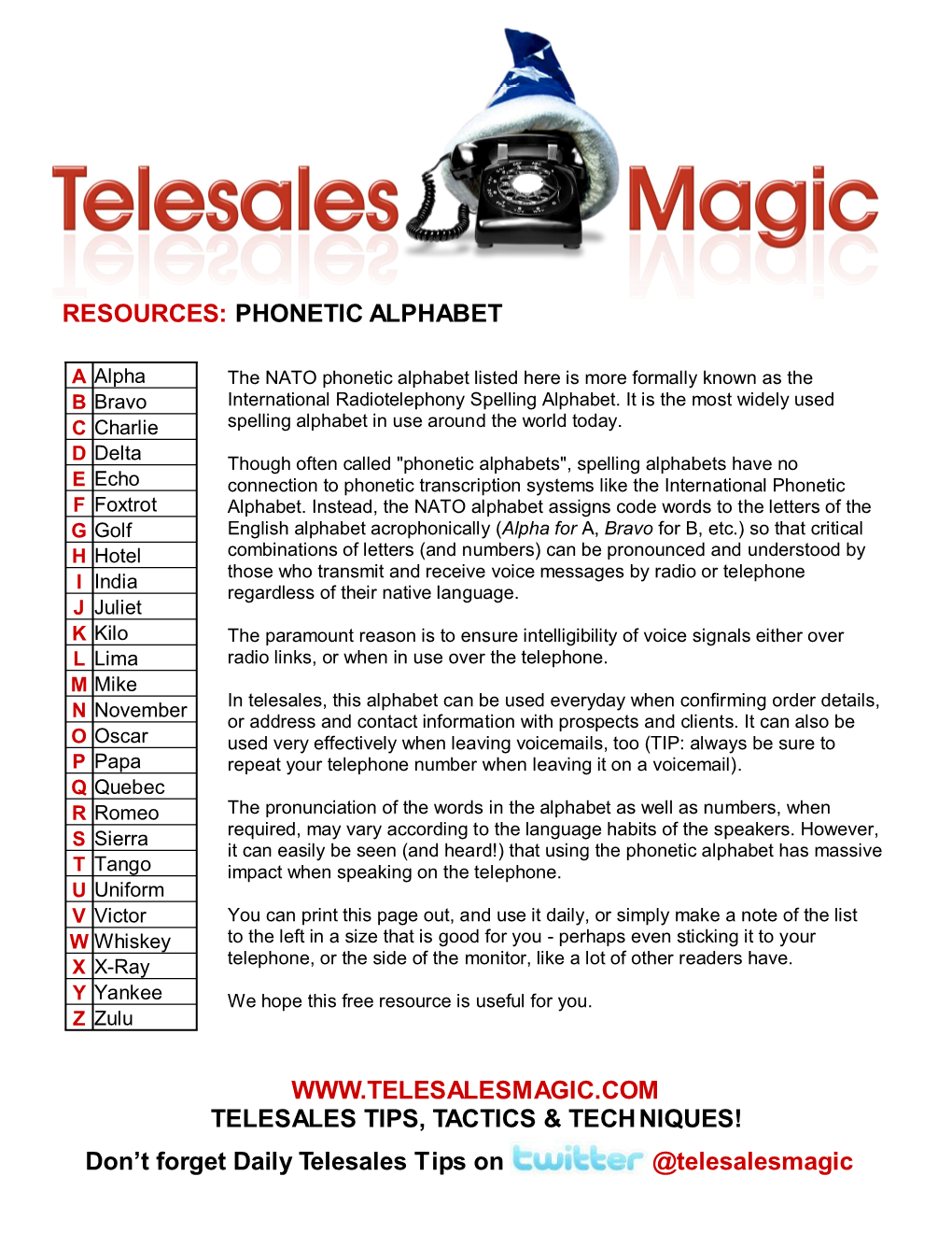 Telesales Magic