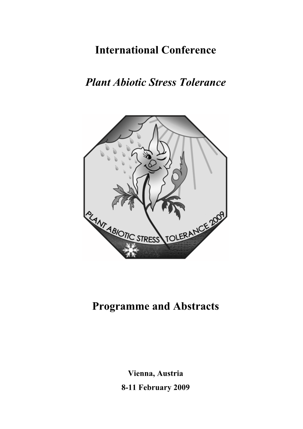 International Conference Plant Abiotic Stress Tolerance Programme And