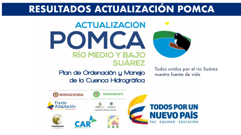 Resultados Actualización Pomca