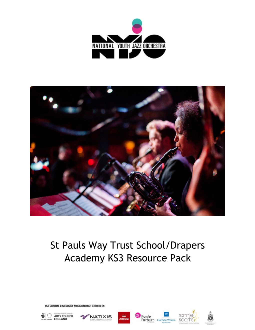 NYJO Ambassadors Resource Pack