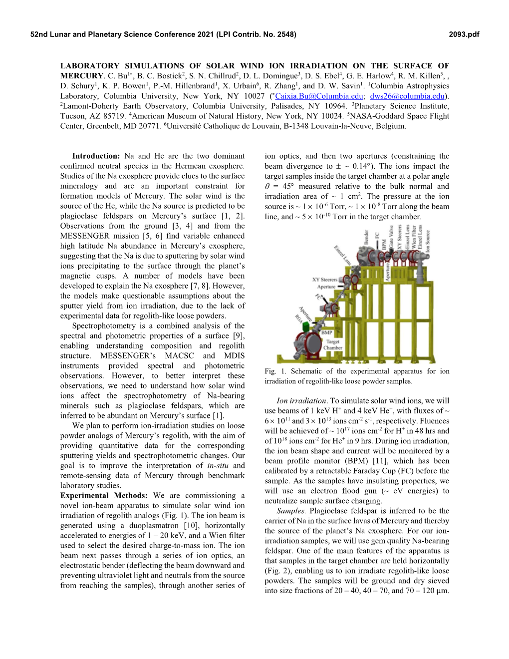 Laboratory Simulations of Solar Wind Ion Irradiation on the Surface of Mercury