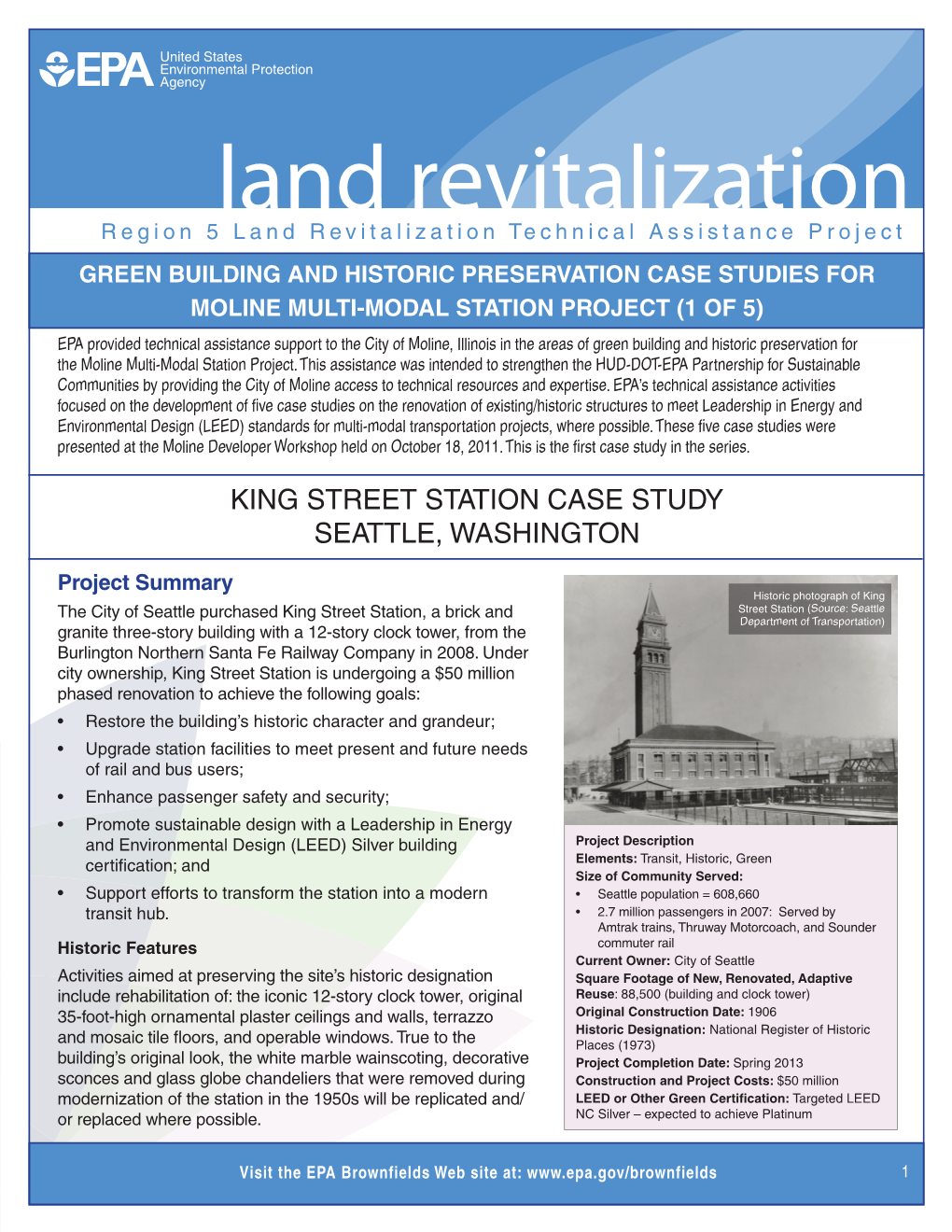 Final King Street Station Case Study (Seattle