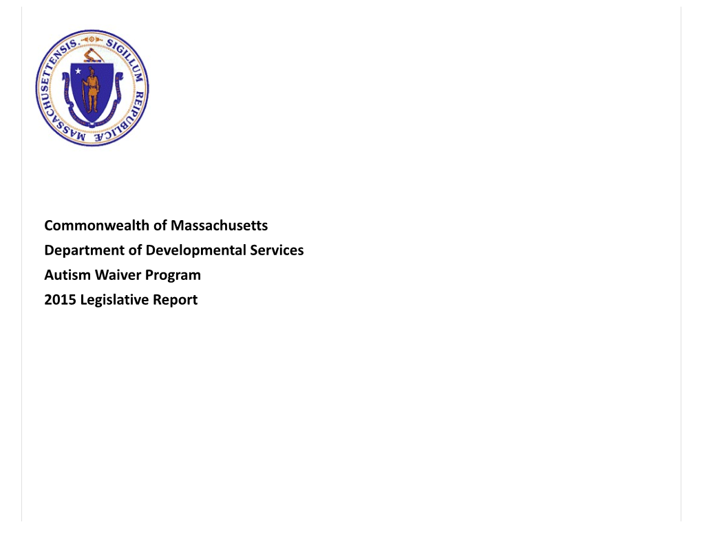 Commonwealth of Massachusetts s87