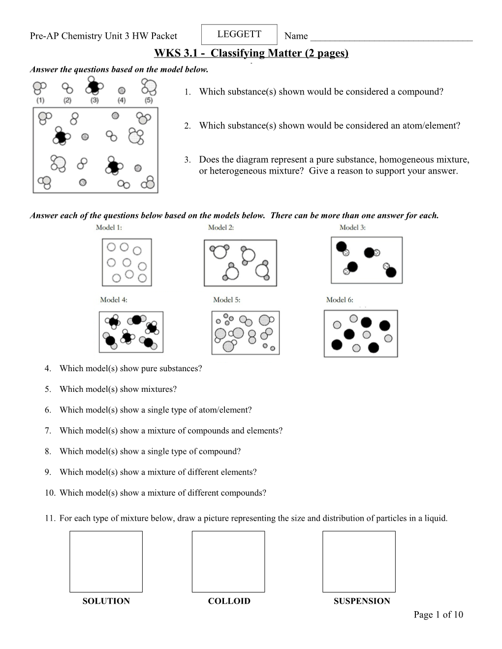 Chemistry Scavenger Hunt