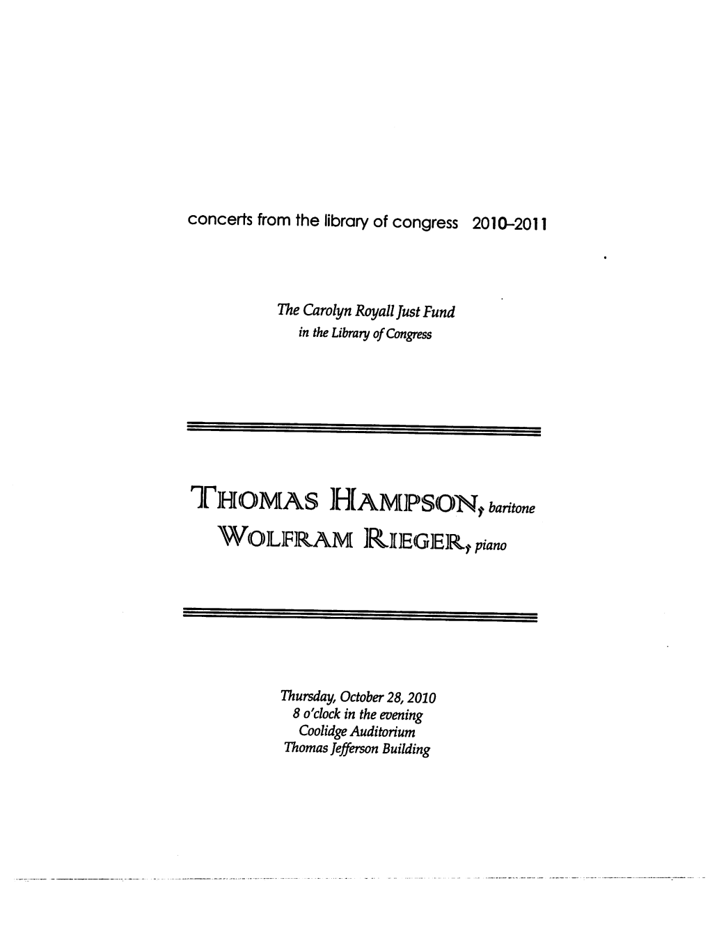 Thomas-Hampson-Program.Pdf