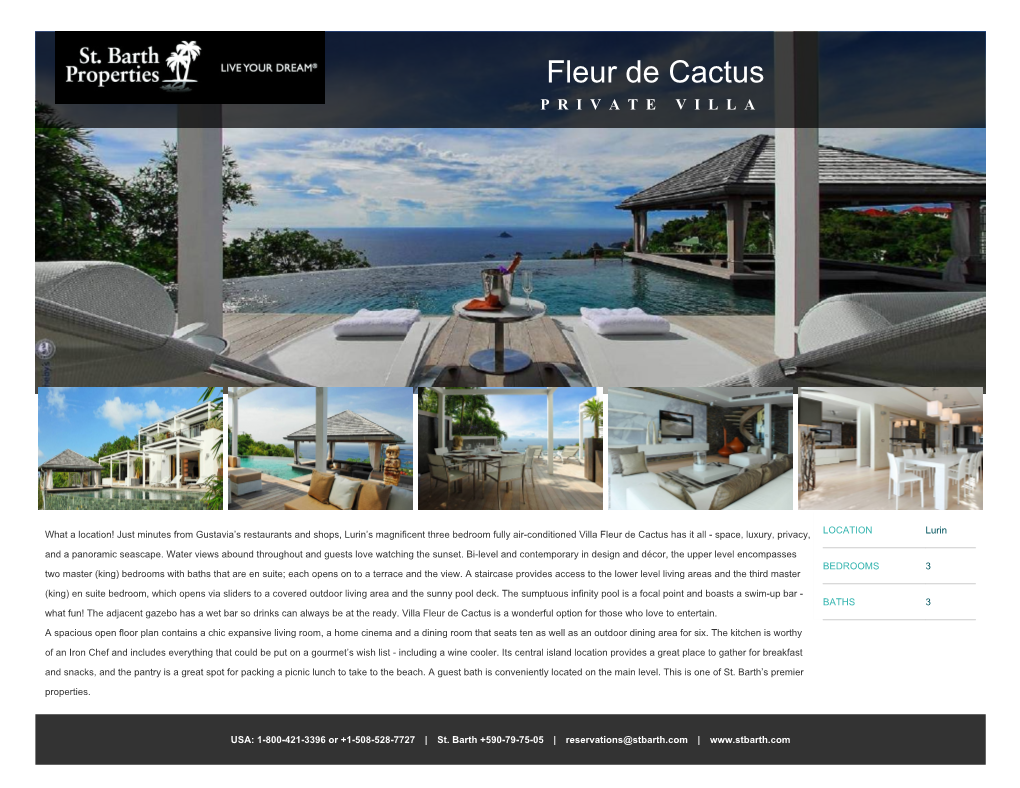 Fleur De Cactus PRIVATE VILLA