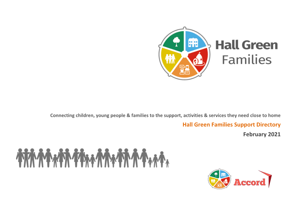 Hall Green Families Support Directory February 2021