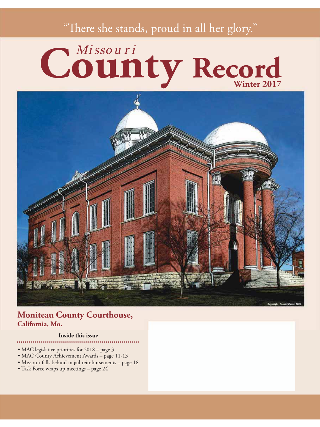 Winter 2017 Missouri County Record