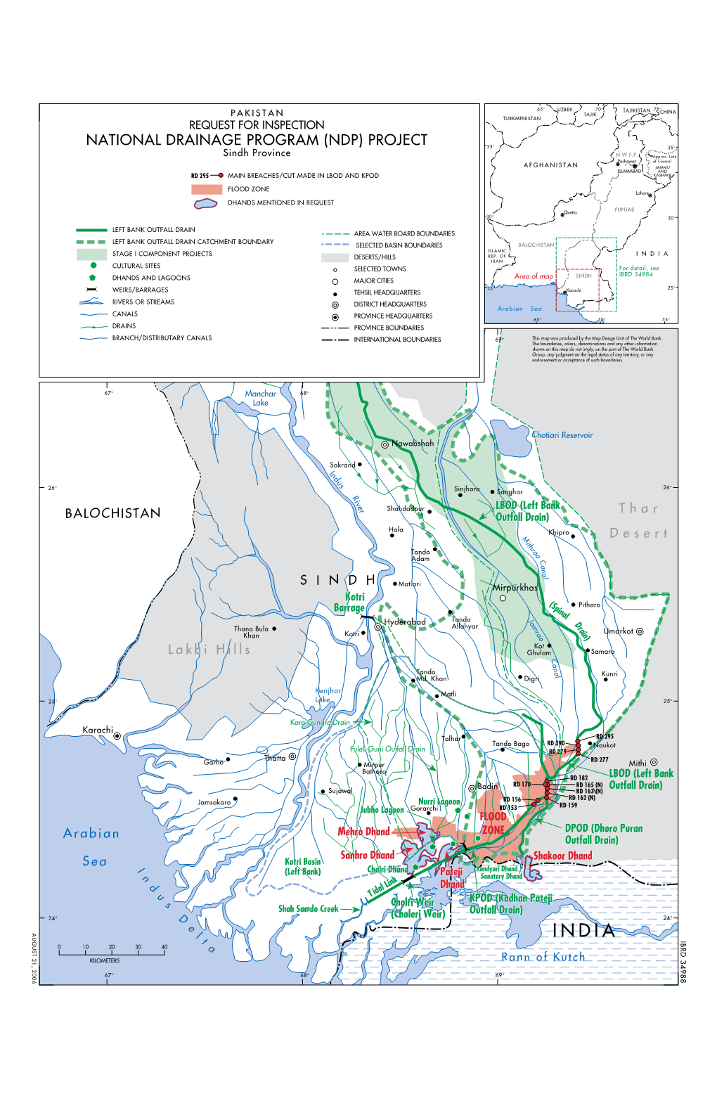 National Drainage Program (Ndp) Project 35° 35°