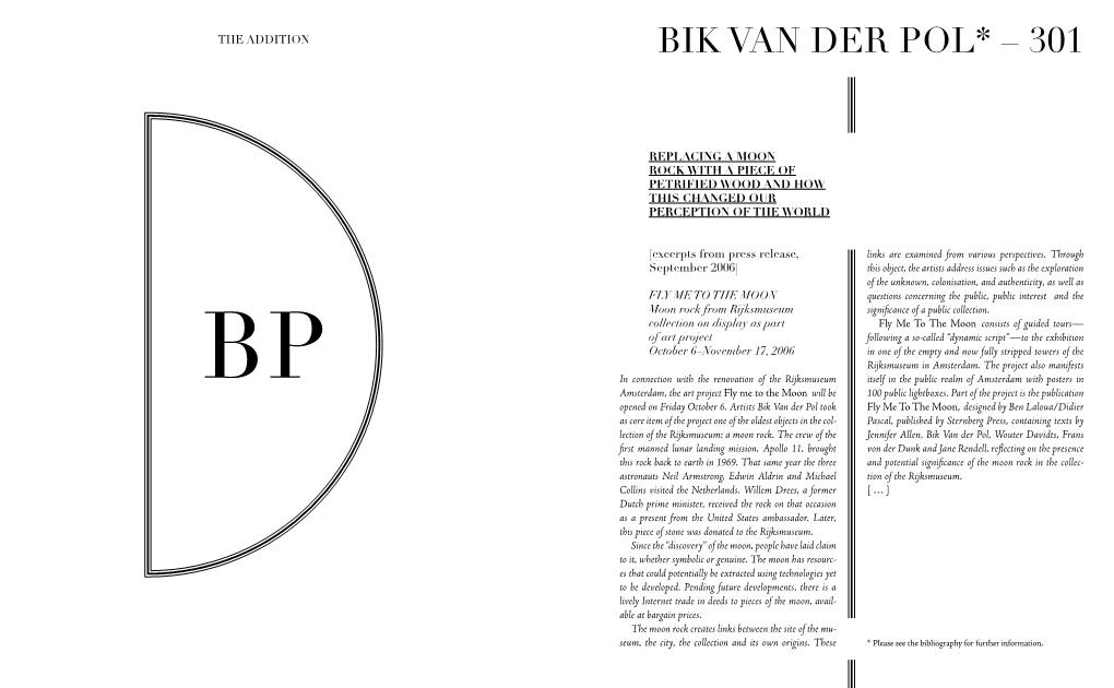 Bik Van Der Pol* – 301