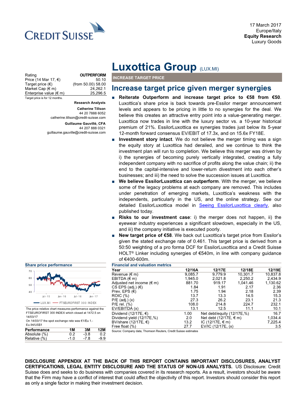 Luxottica Group (LUX.MI)