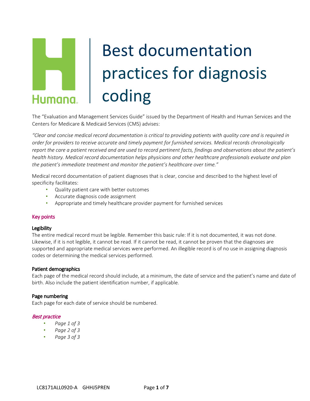 Best Documentation Practices for Diagnosis Coding