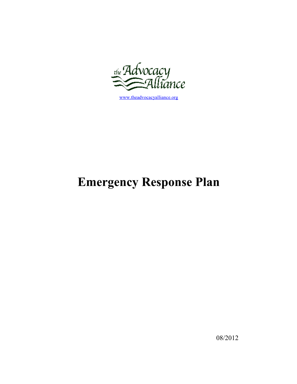 Emergency Response Plan