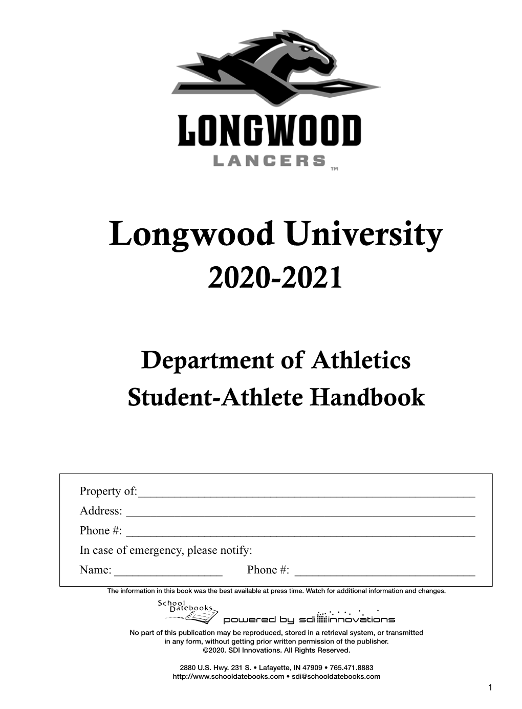 Longwood University 2020-2021