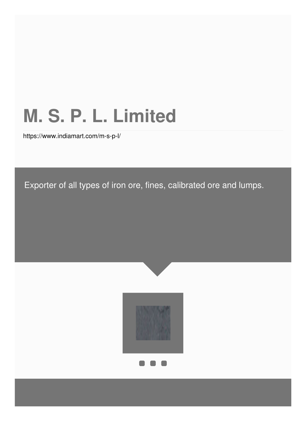 M. S. P. L. Limited