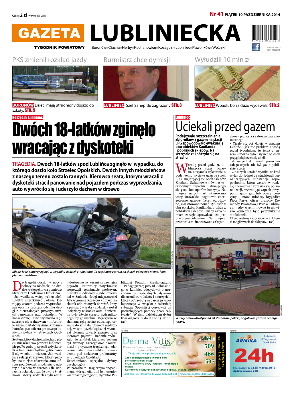 Dwóch 18-Latków Zginęło Wracając Z Dyskoteki