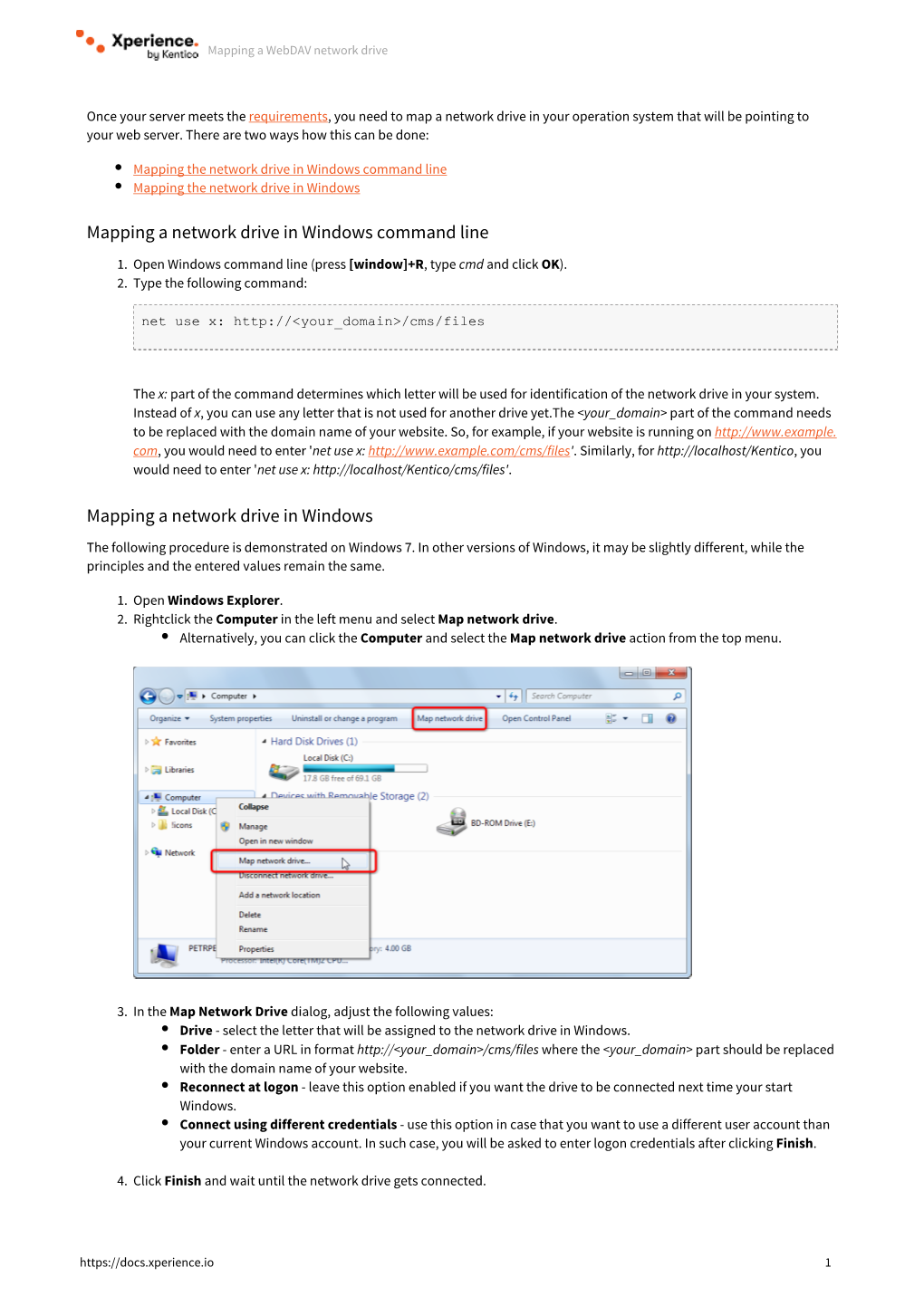 Mapping a Network Drive in Windows Command Line Mapping a Network