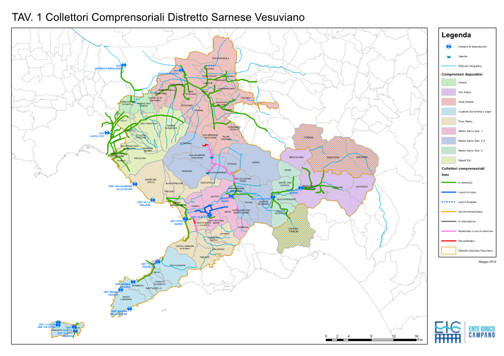 TAV. 1 Collettori Comprensoriali Distretto Sarnese Vesuviano