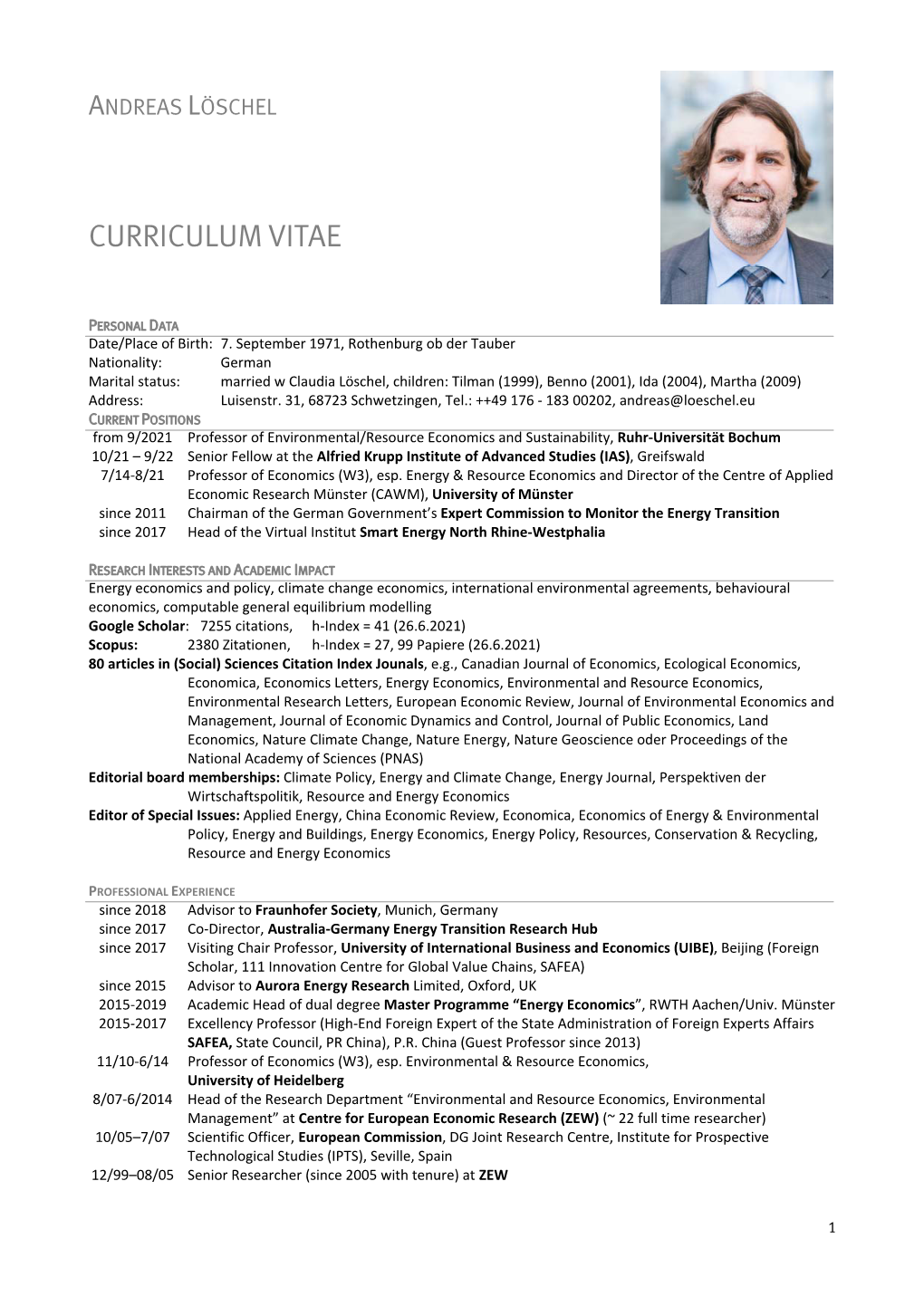 Curriculum Vitae