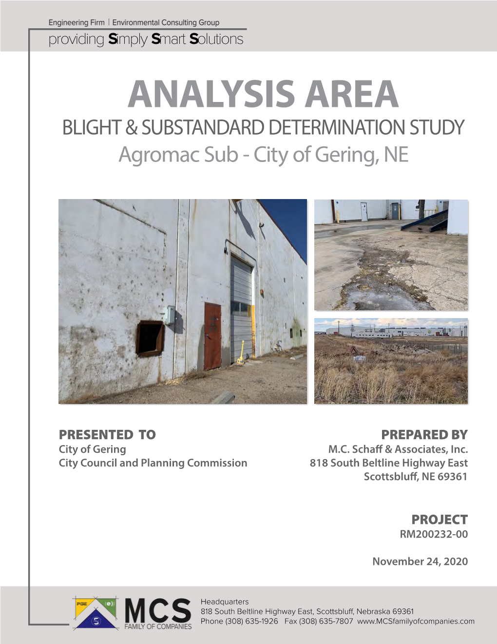 Blight & Substandard Determination Study