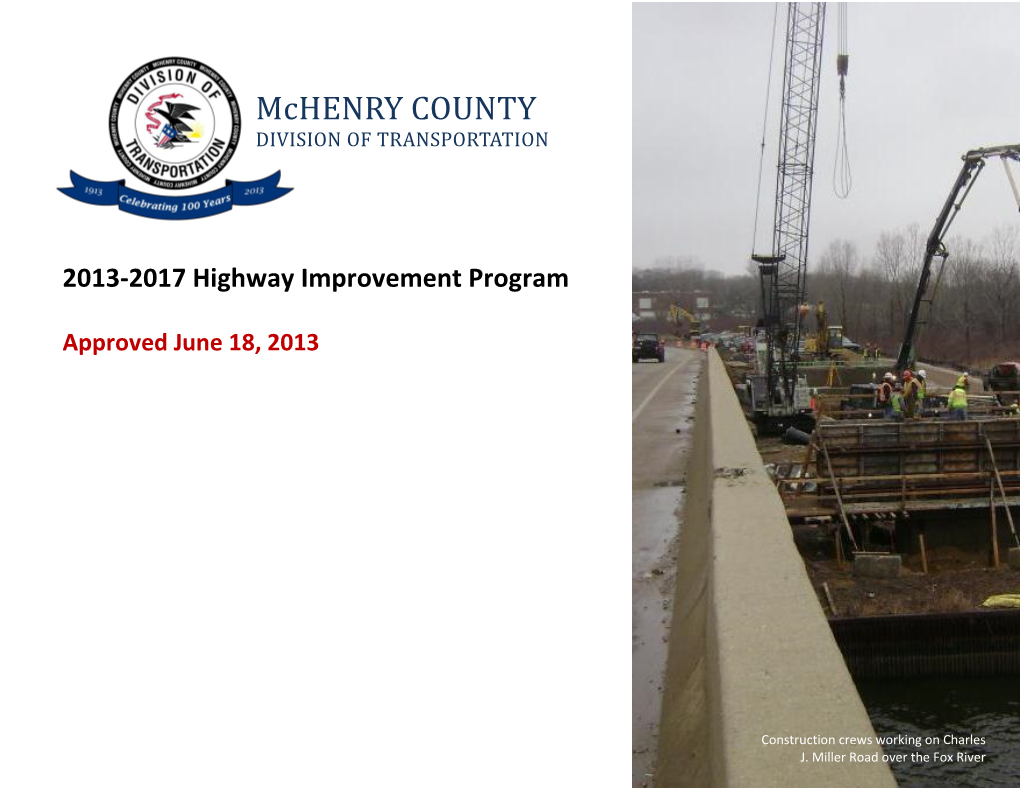 Mchenry COUNTY DIVISION of TRANSPORTATION