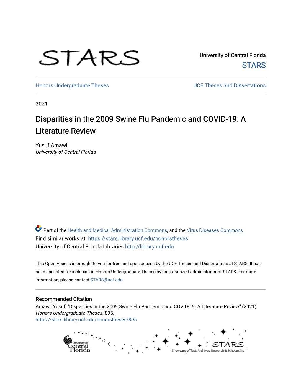 Disparities in the 2009 Swine Flu Pandemic and COVID-19: a Literature Review