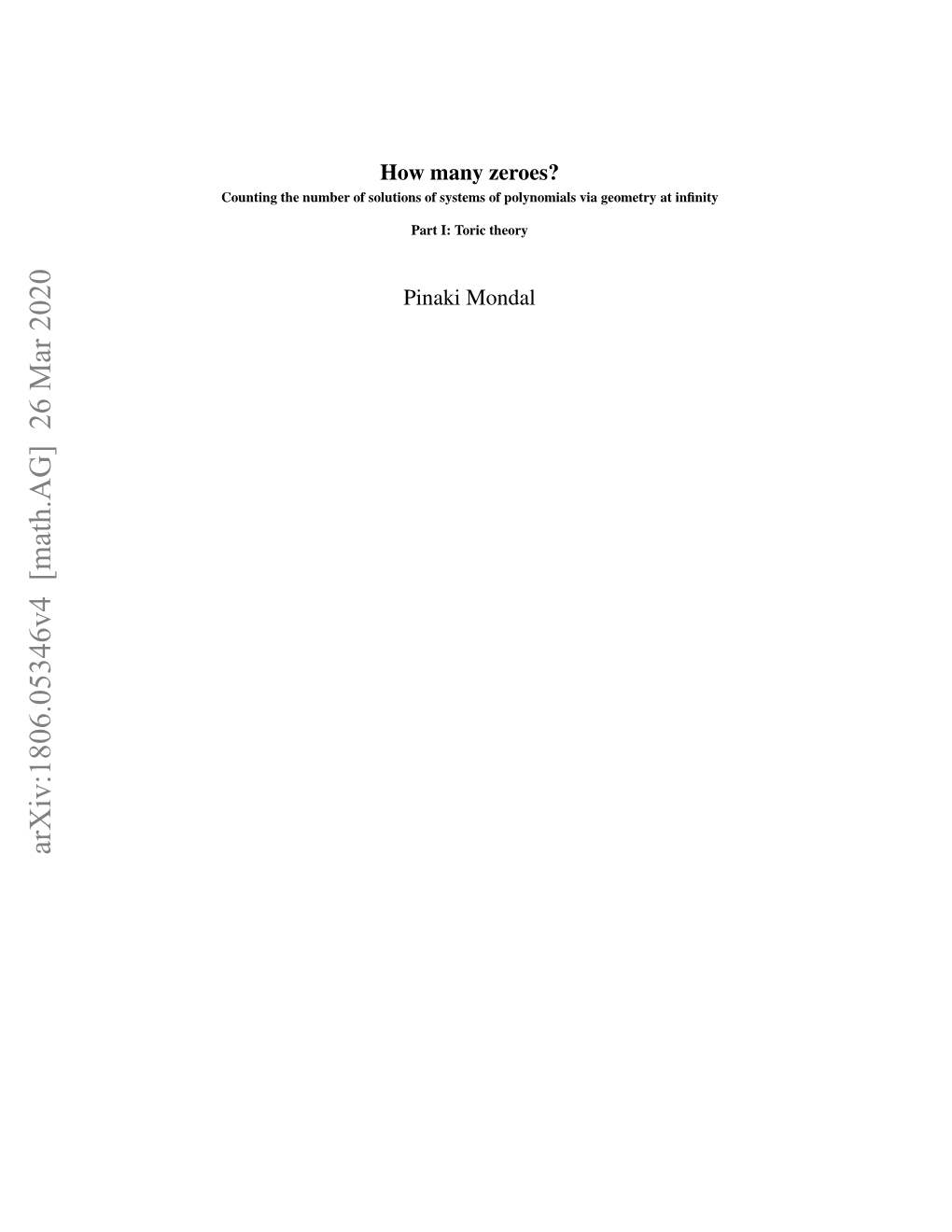 Arxiv:1806.05346V4 [Math.AG]