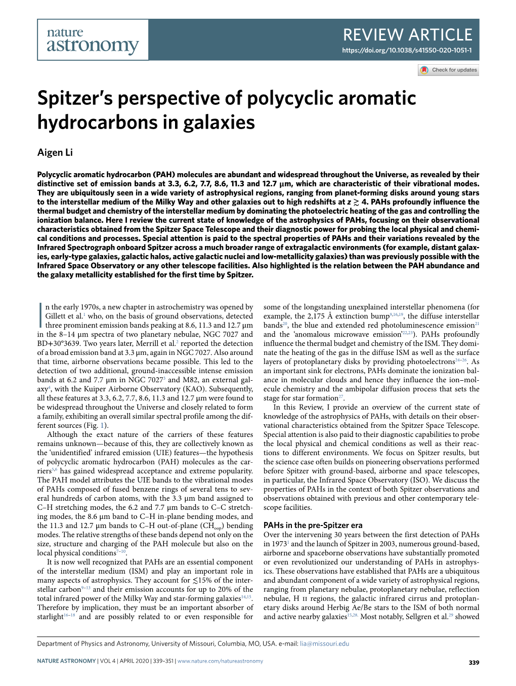 Spitzer's Perspective of Polycyclic Aromatic Hydrocarbons in Galaxies