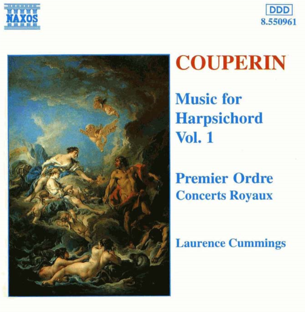 Music for Harpsichord Vol. 1