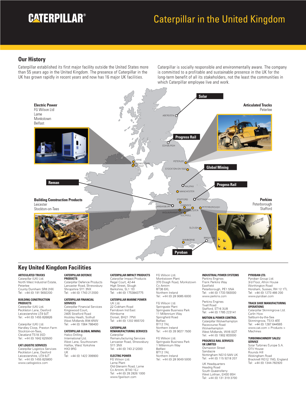 Caterpillar in the United Kingdom
