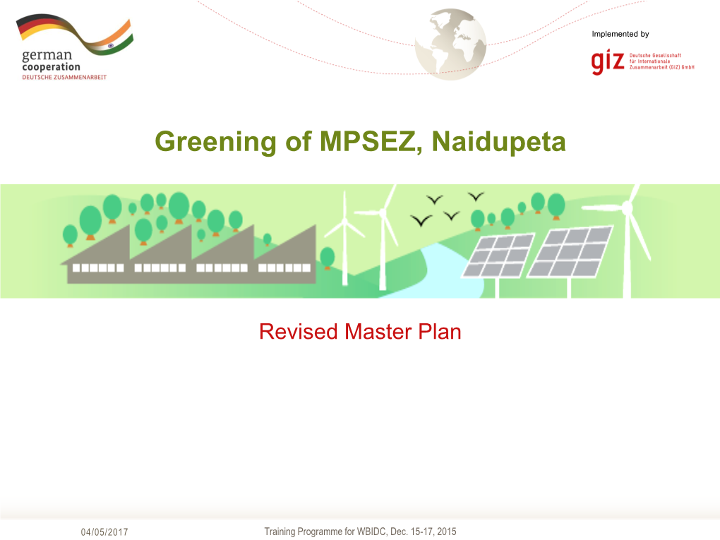 Greening of MPSEZ, Naidupeta- Revised Master Plan