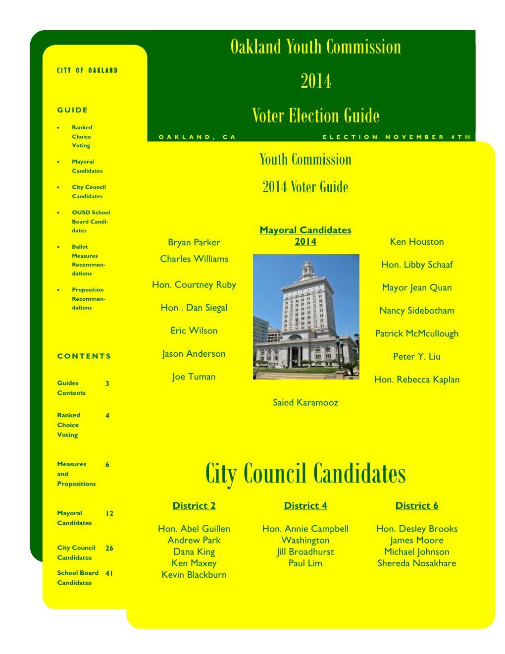 City Council Candidates