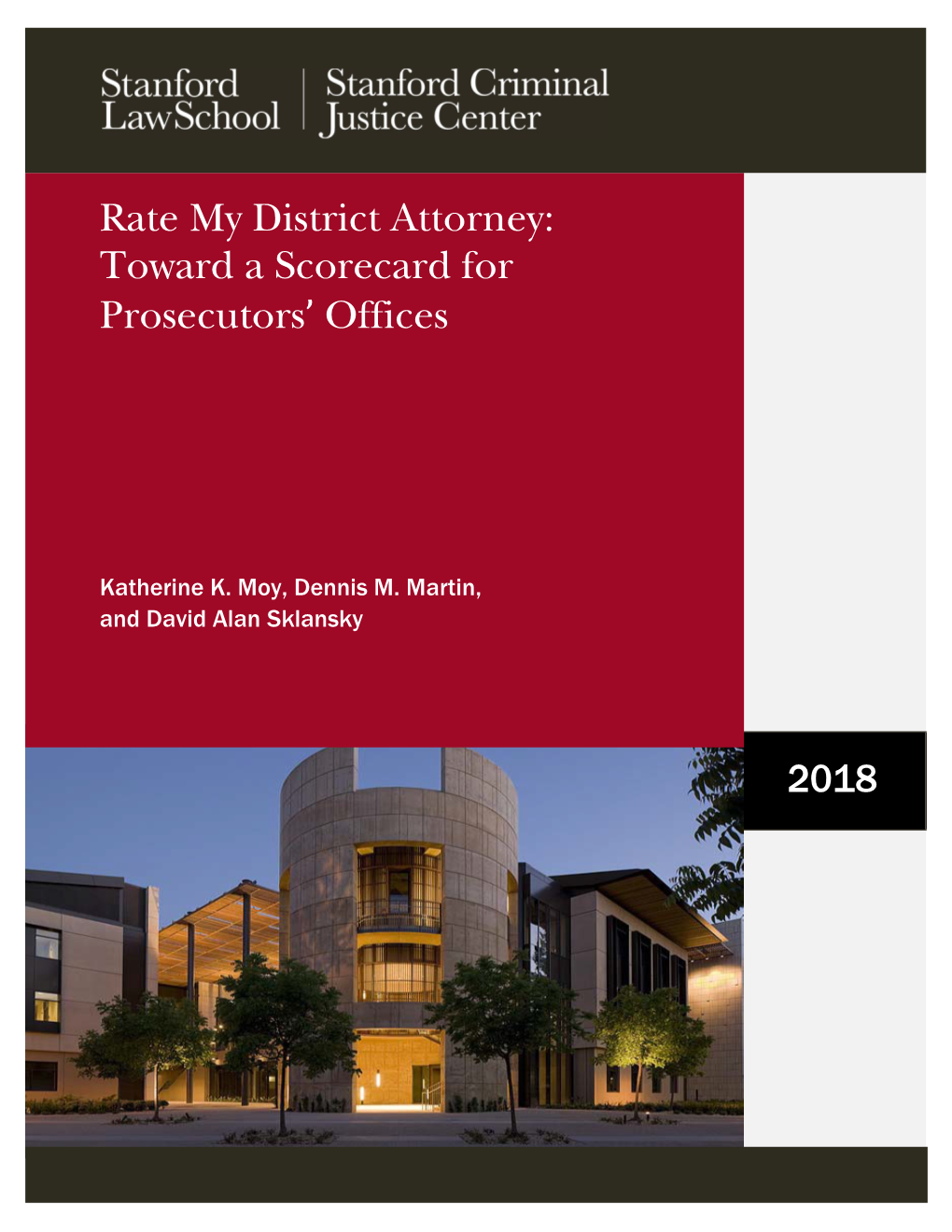 Rate My District Attorney: Toward a Scorecard for Prosecutors' Offices